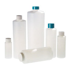 Qorpak HDPE Cylinder Bottles - Natural 12/Case - PLC-03441