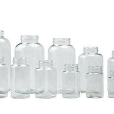 Qorpak Packer Bottles - Clear PET 24/Case - PLC-06596