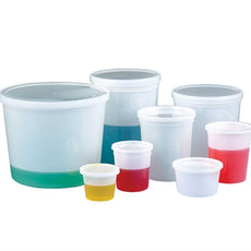 Qorpak Translucent Storage Containers with Snap-On Lids 100/Case - 235292