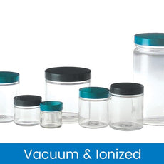 Qorpak Straight Sided Round Jars, Vacuum & Ionized 24/Case - GLC-06554