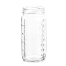 Qorpak Graduated Medium Round Bottle Beakers 144/Case - GLA-00844