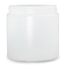 Qorpak Straight Sided Round Jars - HDPE 84/Case - PLA-09469