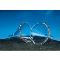 KIMAX 100mm Short Wide Stem Glass Funnel Each - 89001-420