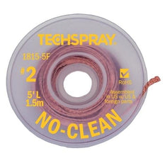 Techspray No-Clean Yellow #2 Braid - 5' - 1815-5F