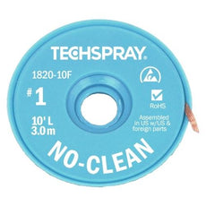 Techspray No-Clean White #1 Braid - 10' AS - 1820-10F