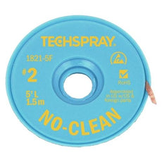 Techspray No-Clean Yellow #2 Braid - 5' AS - 1821-5F