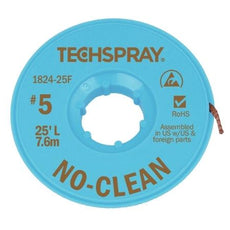 Techspray No-Clean Brown #5 Braid - 25' AS - 1824-25F