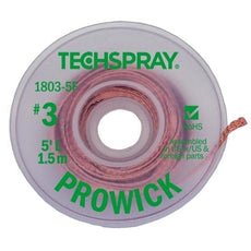 Techspray Pro Wick Green #3 Braid - 5' - 1803-5F