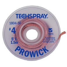 Techspray Pro Wick Blue #4 Braid - 5' - 1804-5F