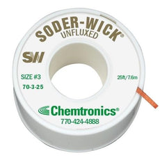 Chemtronics Soder-Wick Unfluxed - 70-3-25