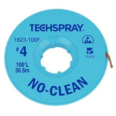 Techspray No-Clean Blue #4 Braid - 100' AS - 1823-100F