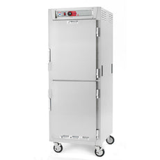 C5 8 Series Pass-Thru Heated Holding Cabinet, Full Height, Stainless Steel, Dutch Solid Doors/Dutch Solid Doors, Universal Wire Slides
