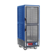 C5 3 Series Holding Cabinet with Insulation Armour, Full Height, Moisture Module, Dutch Clear Doors, Universal Wire Slides, 220-240V, 1681-2000W, Blue