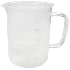Beaker w/ Glass HANDLE 1000ML