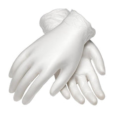Single Use Class 10 Cleanroom Vinyl Glove with Finger Textured Grip - 9.5", Clear, Small - 100-2824/S