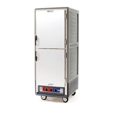 C5 3 Series Holding Cabinet with Insulation Armour, Full Height, Moisture Module, Dutch Solid Doors, Lip Load Aluminum Slides, 120V, 2000W, Gray