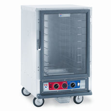 C5 1 Series Holding Cabinet, 1/2 Height, Combination Module, Full Length Clear Door, Fixed Wire Slides