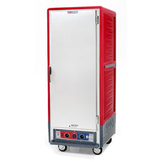 C5 3 Series Holding Cabinet with Insulation Armour, Full Height, Combination Module, Full Length Solid Door, Lip Load Aluminum Slides, 120V, 1440W, Red