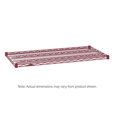 Super Erecta Wire Shelf, Flame Red, 24" x 42"