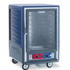 C5 3 Series Holding Cabinet with Insulation Armour, 1/2 Height, Combination Module, Full Length Clear Door, Fixed Wire Slides, 220-240V, 1681-2000W, Blue