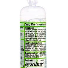 Saline Eyewash ReFill Bottle, sterile, buffered saline solution, 32oz