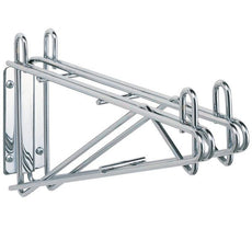 Metro 2WD24S Super Erecta Direct Wall Mount Double Shelf Bracket for 24" Wide Shelves, Stainless Steel
