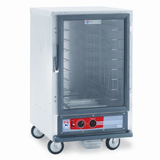 C5 1 Series Holding Cabinet, 1/2 Height, Heated Holding Module, Full Length Clear Door, Fixed Wire Slides
