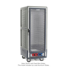 C5 3 Series Holding Cabinet with Insulation Armour, Full Height, Combination Module, Full Length Clear Door, Lip Load Aluminum Slides, 220-240V, 1681-2000W, Gray
