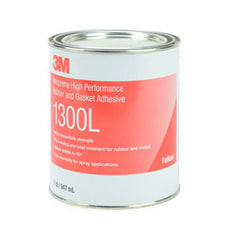 3M 1300L Neoprene High Performance Rubber and Gasket Adhesive Solvent Yellow 1 qt Can - 1300L 1 QUART