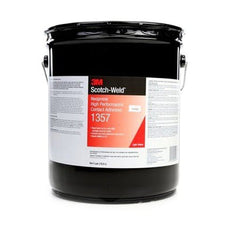 3M 1357 Neoprene High Performance Contact Adhesive Solvent Light Yellow 5 gal Pail - 1357 LT YELLOW 5 GALLON PL