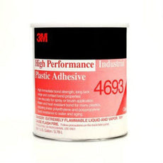 3M 4693 High Performance Industrial Plastic Adhesive Solvent Light Amber 1 gal Pail - 4693 1 GALLON CONTAINER