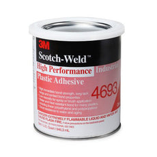 3M 4693 High Performance Industrial Plastic Adhesive Solvent Clear 1 qt Can - 4693 1 QUART