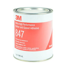 3M 847 Nitrile High Performance Rubber and Gasket Adhesive Solvent Brown 1 qt Can - 847 1 QUART