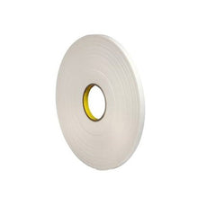 3M 4108 Foam Tape Urethane White 0.5 in 36 yd Roll - 4108 1/2IN X 36YDS