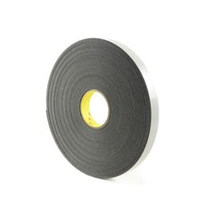 3M 4462 Foam Tape Double Coated Polyethylene Black 1/4 in x 72 yd Roll - 4462 1/4IN X 72YDS BLACK