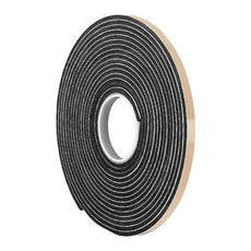 3M 4496 Foam Tape Double Coated Polyethylene Black 0.5 in x 0.5 in Square 5 Pack - 4496B 0.5IN X 0.5IN