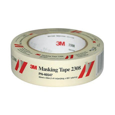3M 2308 Performance Masking Tape Tan 36 mm x 55 m Roll - 2308 36MM X 55M