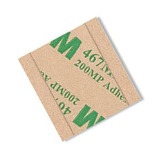3M 467MP Adhesive Transfer Tape Clear 1 in x 2 in Strip 5 Pack - 467MP 1IN X 2IN