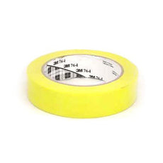 3M 764 General Purpose Vinyl Tape Yellow 1 in x 36 yd Roll - 764 YELLOW 1IN X 36YDS