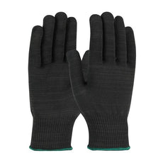 Seamless Knit Pritex™ Blended Antimicrobial Glove - Lightweight, Black, Large - 40-235BK/L