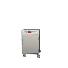 C5 8 Series Pass-Thru Heated Holding Cabinet, 1/2 Height, Stainless Steel, Full Length Solid Door/Full Length Solid Door, Lip Load Aluminum Slides