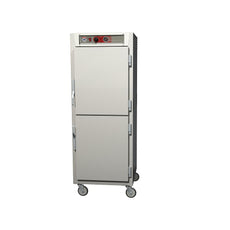 C5 6 Series Reach-In Heated Holding Cabinet, Full Height, Stainless Steel, Dutch Solid Doors, Universal Wire Slides