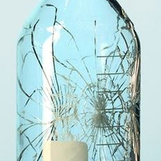 BOTTLE 500ml PVC-COAT CL Glass