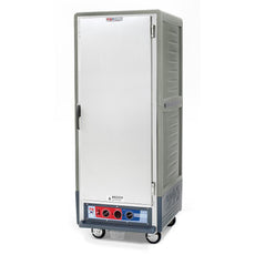 C5 3 Series Holding Cabinet with Insulation Armour, Full Height, Moisture Module, Full Length Solid Door, Lip Load Aluminum Slides, 120V, 2000W, Gray