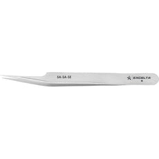 Excelta 5A-SA-SE Offset Tapered Very Fine Tip Anti-Magnetic Stainless Steel Microscopy Tweezer