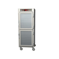C5 6 Series Reach-In Heated Holding Cabinet, Full Height, Aluminum, Dutch Clear Doors, Universal Wire Slides