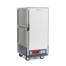 C5 3 Series Holding Cabinet with Insulation Armour, 3/4 Height, Heated Holding Module, Full Length Solid Door, Universal Wire Slides, 120V, 2000W, Gray