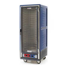 C5 3 Series Holding Cabinet with Insulation Armour, Full Height, Combination Module, Full Length Clear Door, Fixed Wire Slides, 120V, 1440W, Blue