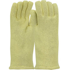 Heat & Cold Resistant Glove with Twaron® Outer Shell and Nylon Lining - 14", Yellow, Large - 59GL