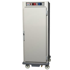 C5 9 Series Pass-Thru Heated Holding Cabinet, Full Height, Stainless Steel, Full Length Solid Door/Full Length Clear Door, Lip Load Aluminum Slides